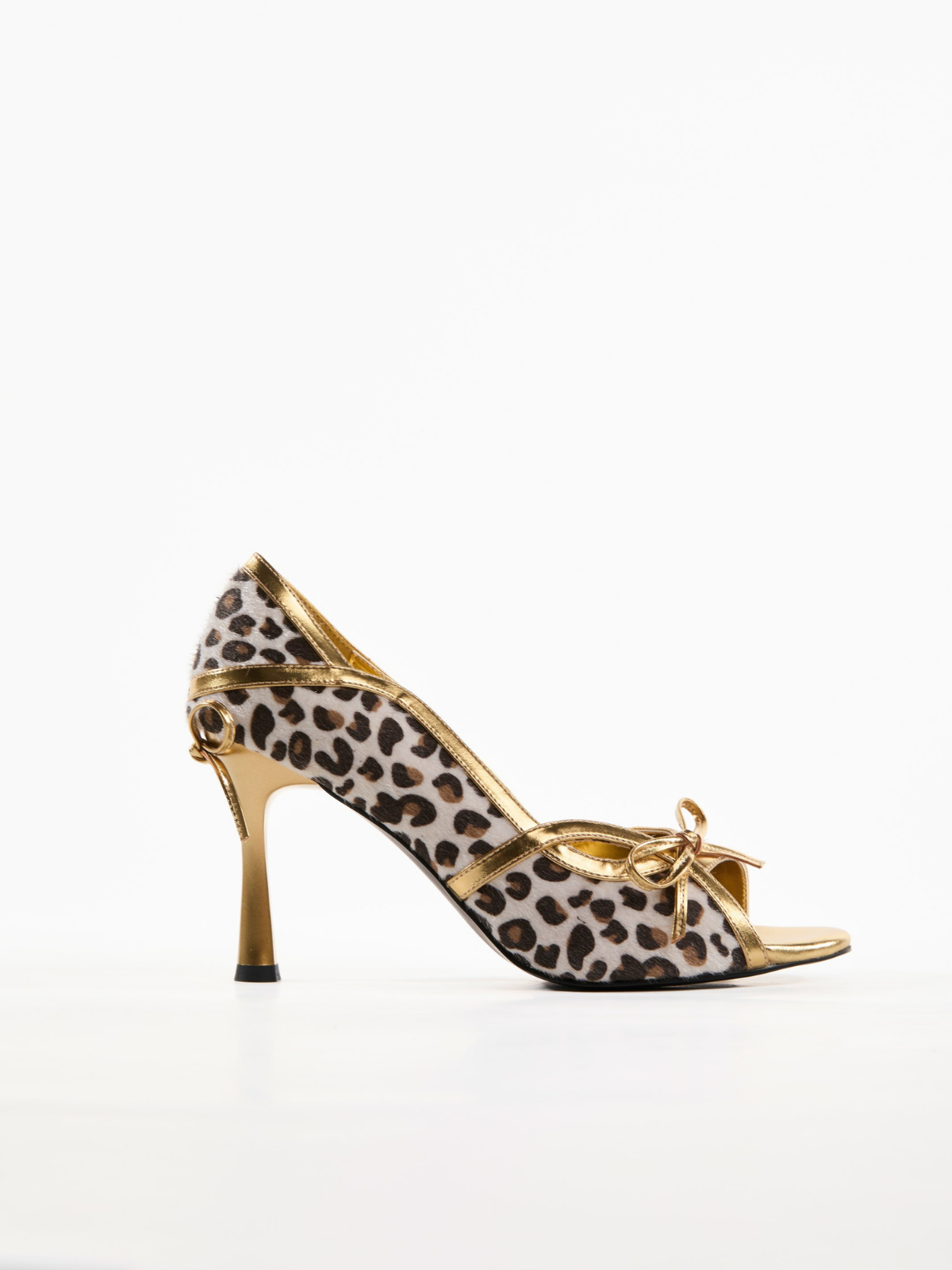 Leonitus Leopard Bow Sandals